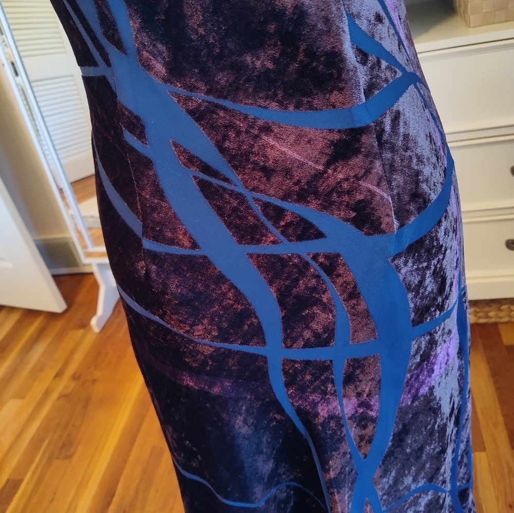 Rabbit Rabbit Rabbit design velvet dress - Picture 4 of 12